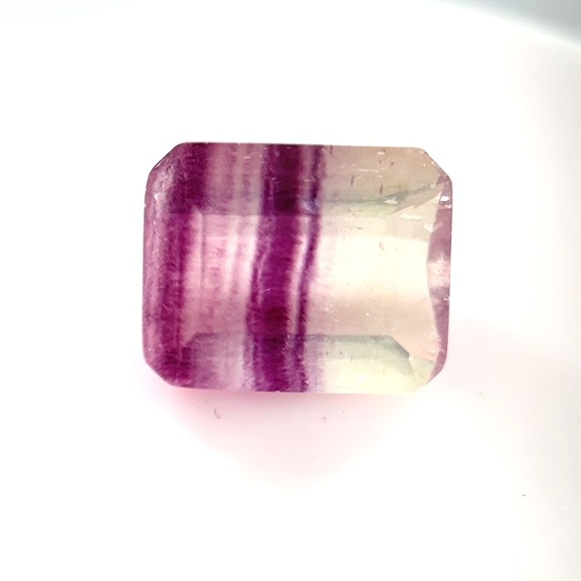 Fluorite bi-colour faceted - 4356