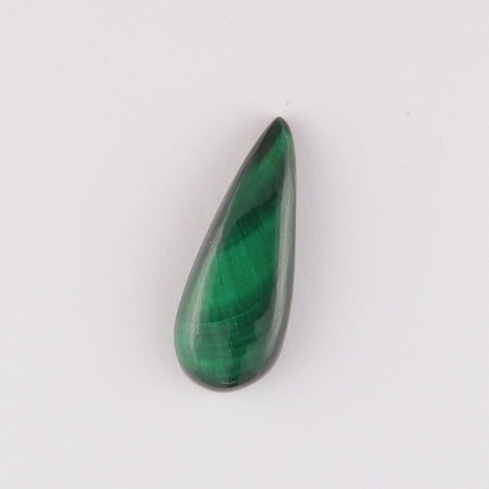Malachite cabochon with chatoyancy - 4357