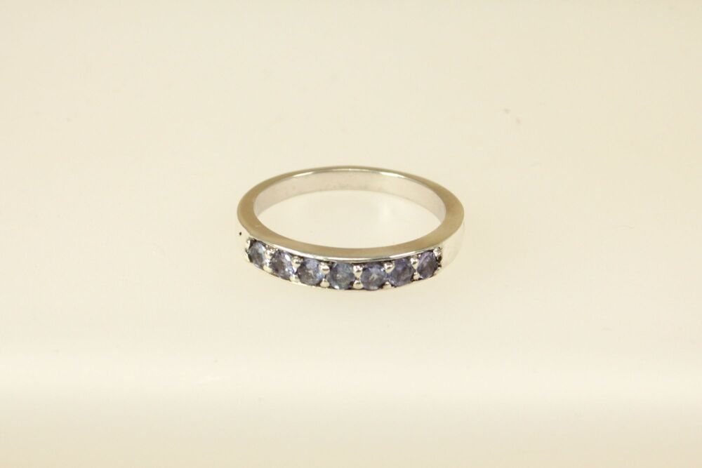 Silver & Iolite Gemstone Ring  #3043