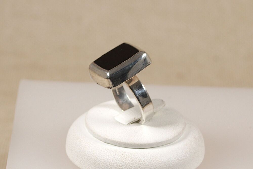 Silver Onyx Statement Ring  #2975