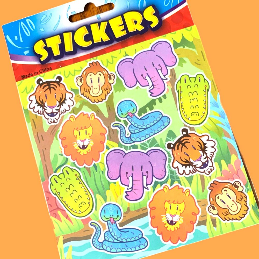 Jungle Animal Stickers