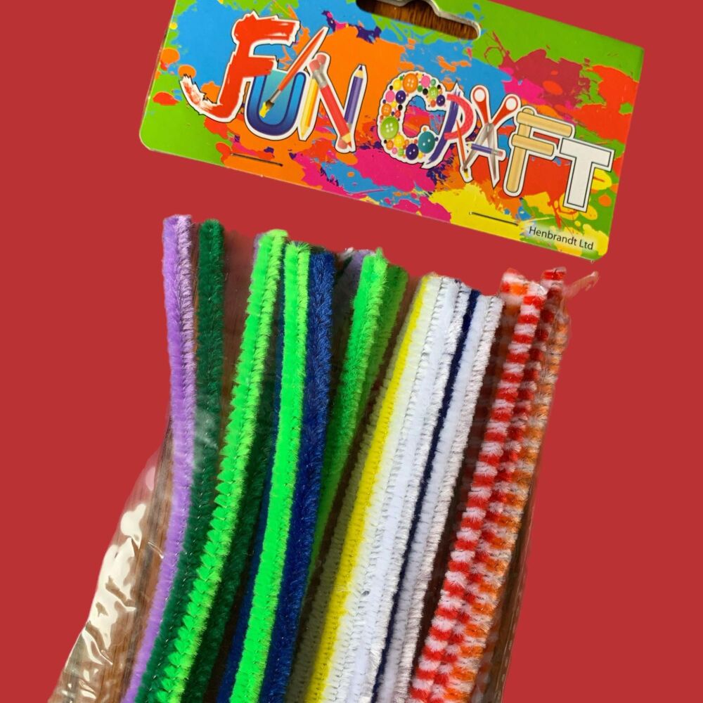 30 Pack Mixed Colour Pipe Cleaners