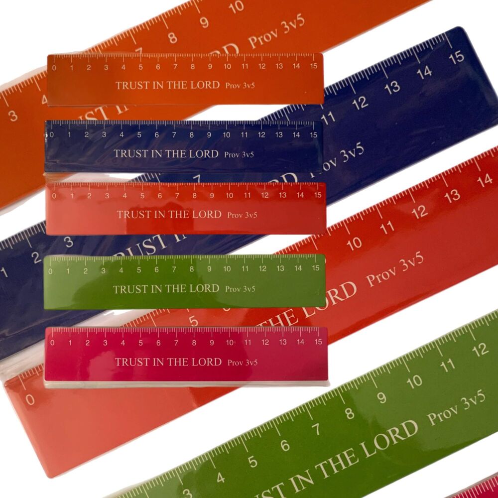 6" /15cm Ruler - with Scripture verse