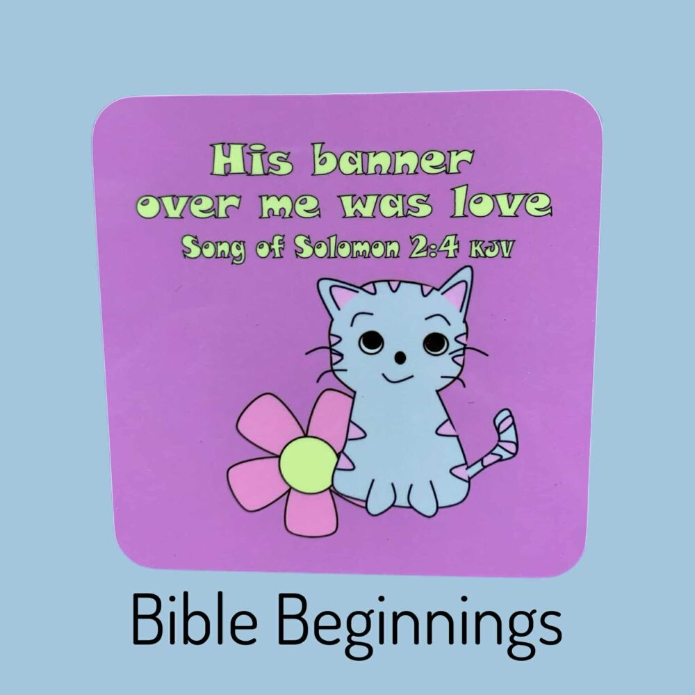 Cute Cat Coaster - Love