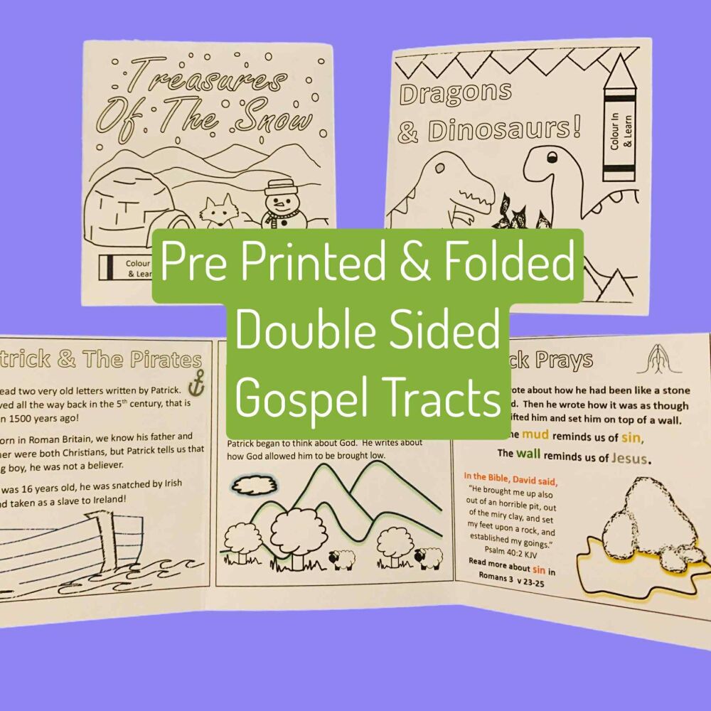 Pre Printed & Folded Gospel Tracts