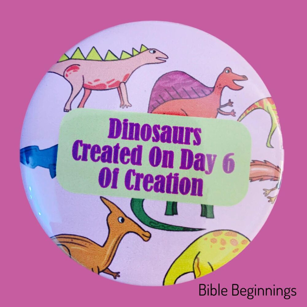 Pink Dinos Creation  Badge