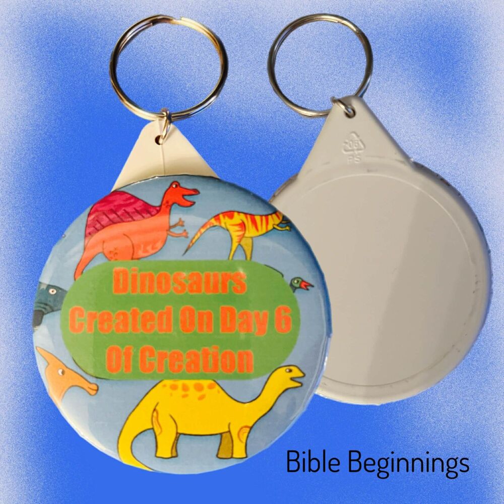 Blue Dinos Creation Keyring