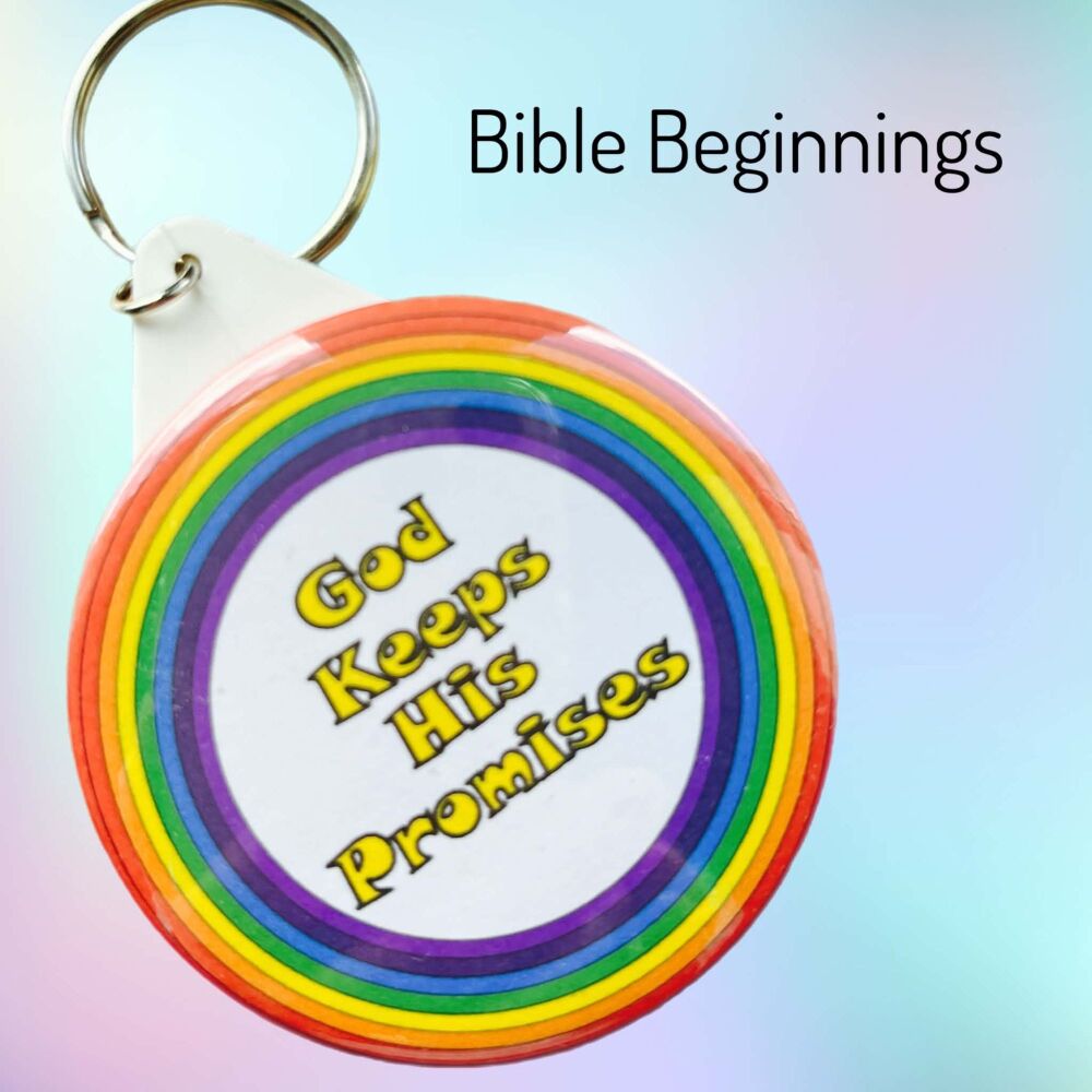 Rainbow Promises Keyring
