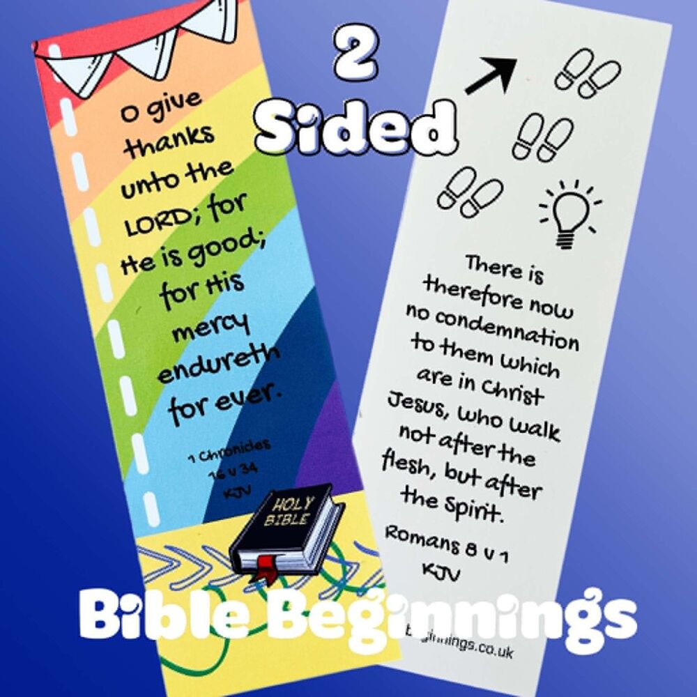 God is Good Rainbow Book Marker