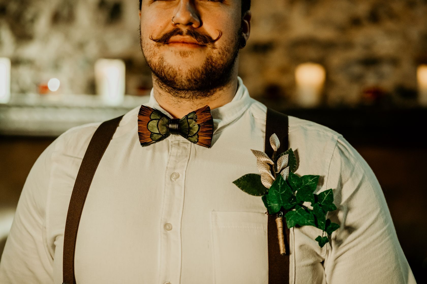 Alternative wedding buttonholes