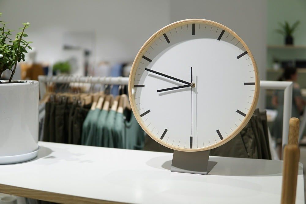 Wooden Framed Clock