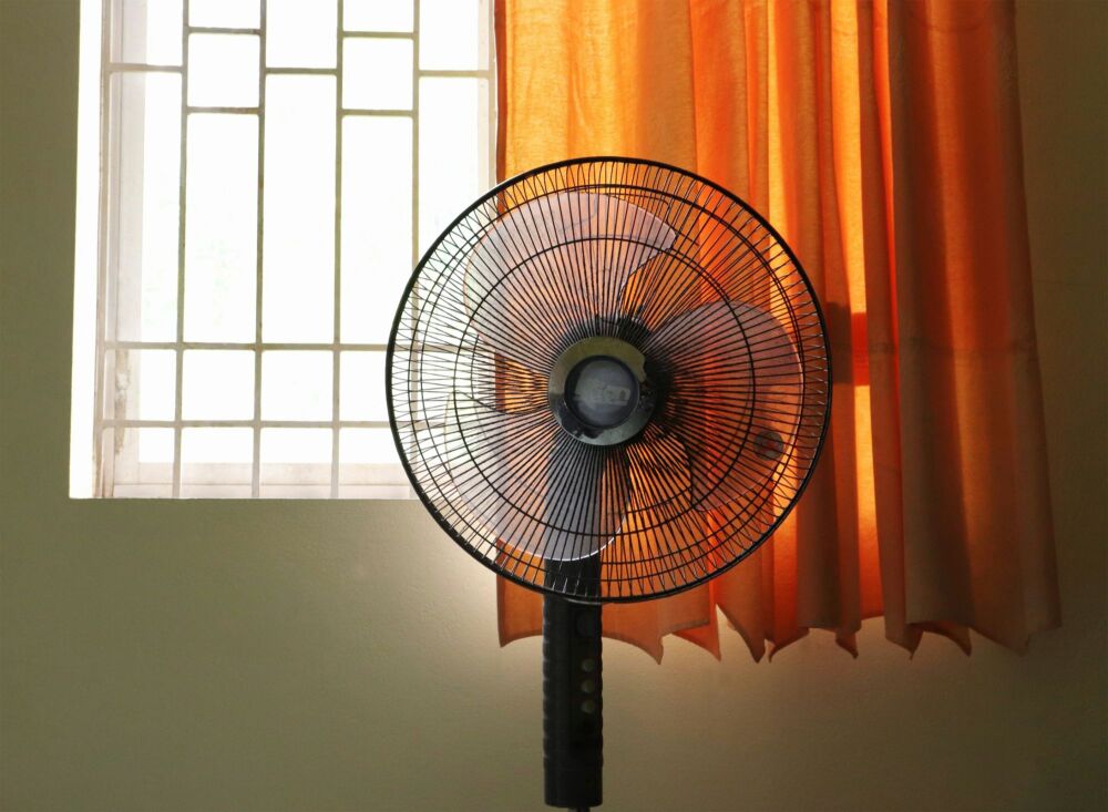 Stainless Steel Desk Fan