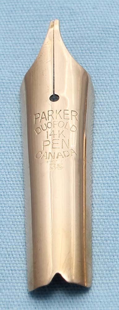 N478 - Parker Duofold Senior Broad Oblique Nib