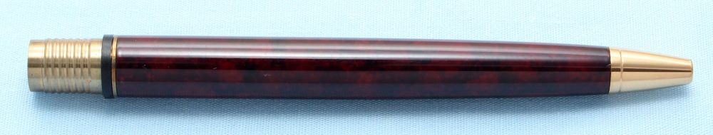 Watermans Exclusive Ball Pen Barrel in Dark Burgundy Marble (S504)