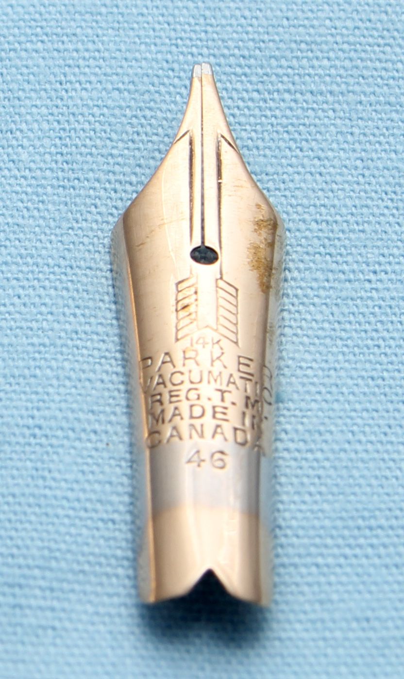 N549 - Parker Vacumatic Medium Oblique Nib