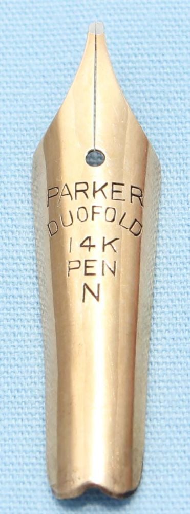 N568 - Parker Duofold Broad Oblique Italic Nib