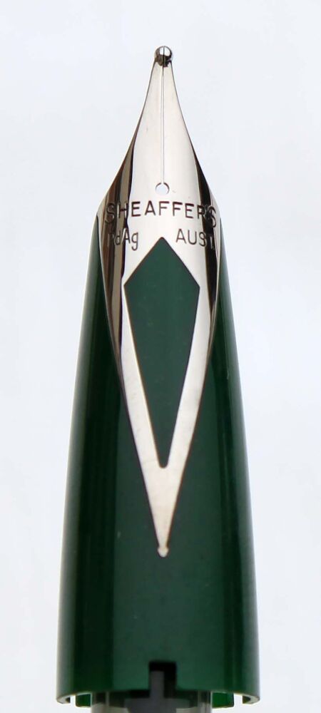 N745 - Sheaffer PFM Pd/Ag Medium Nib - Green