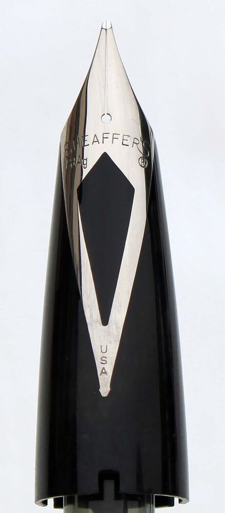 N749 - Sheaffer PFM Pd/Ag Medium Left Oblique Nib - Black