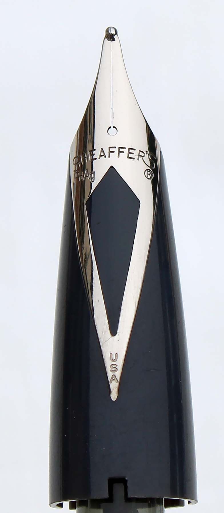 N742 - Sheaffer PFM Pd/Ag Broad Nib - Gray