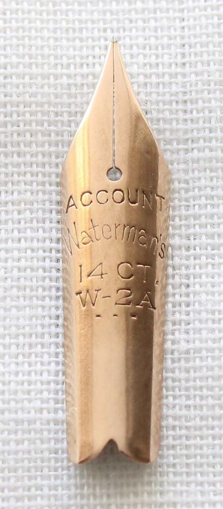 N1000 - Watermans Accounts W-2A Fine Stiff Nib