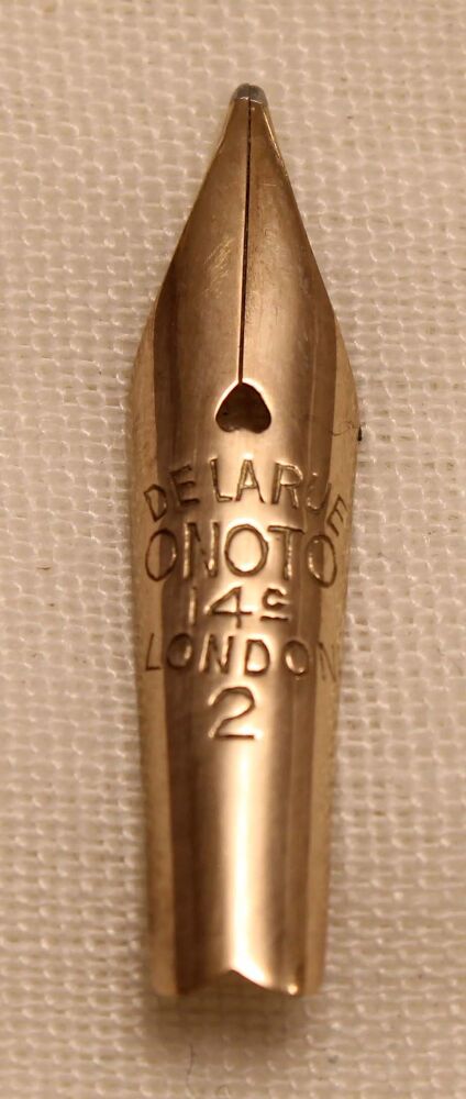 N1309  - Onoto De La Rue No2 Medium Semi Flex Nib
