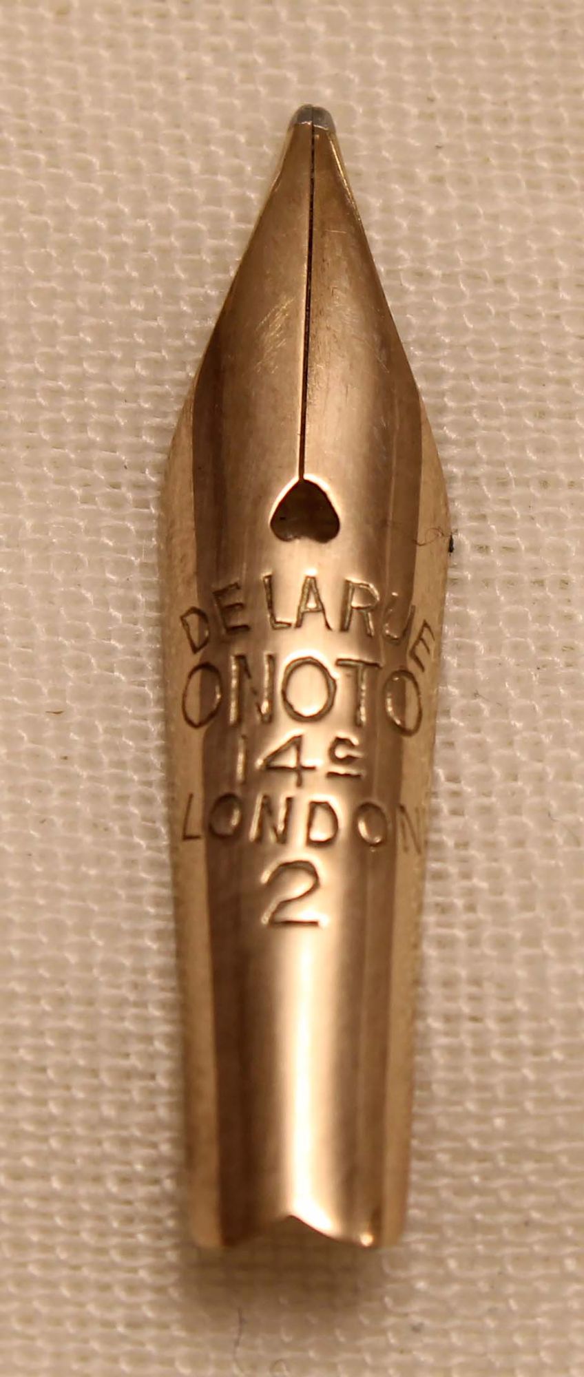N1309  - Onoto De La Rue No2 Medium Semi Flex Nib
