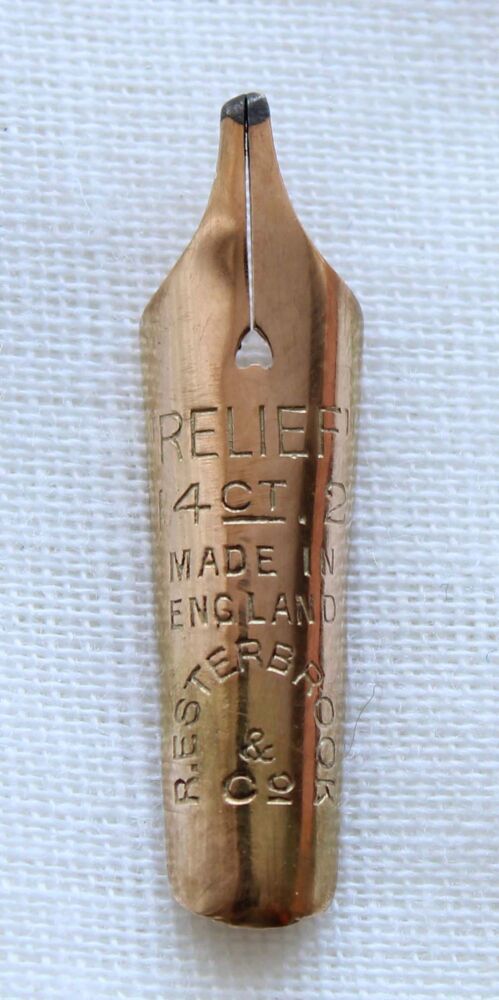 N1242  - Conway Stewart Relief No.2 Broad Oblique Italic Nib