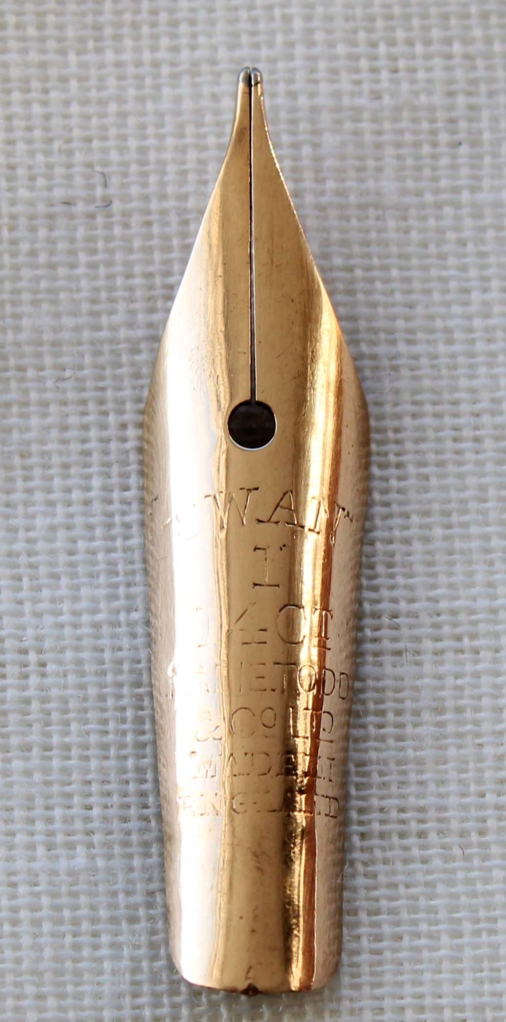 N1083 -Mabie Todd Swan No1  Fine Flex Nib
