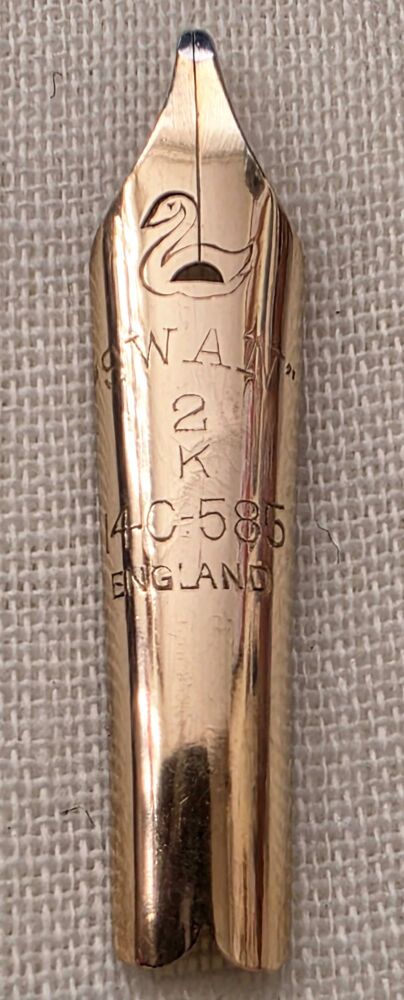 N1153 -Mabie Todd Swan No.2 Broad Nib