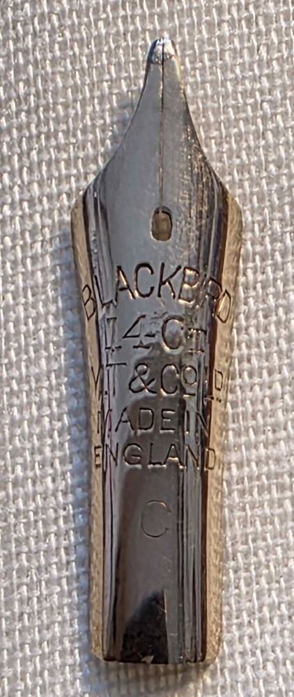 N1171 -Mabie Todd Blackbird Medium Nib