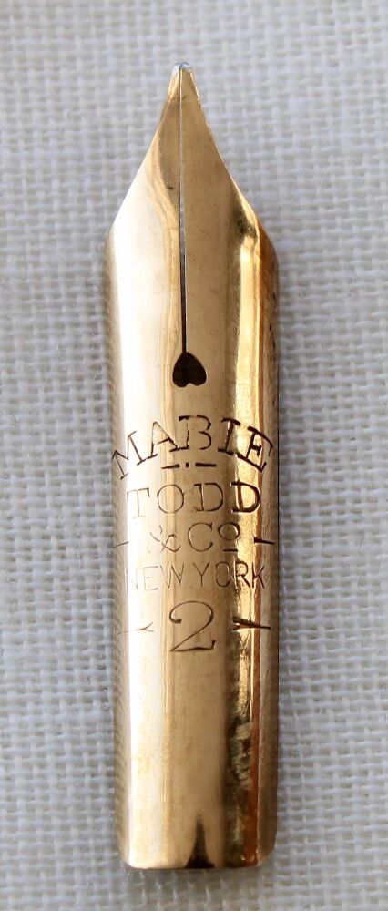 N1172 -Mabie Todd New York No.2  Fine Flex Nib