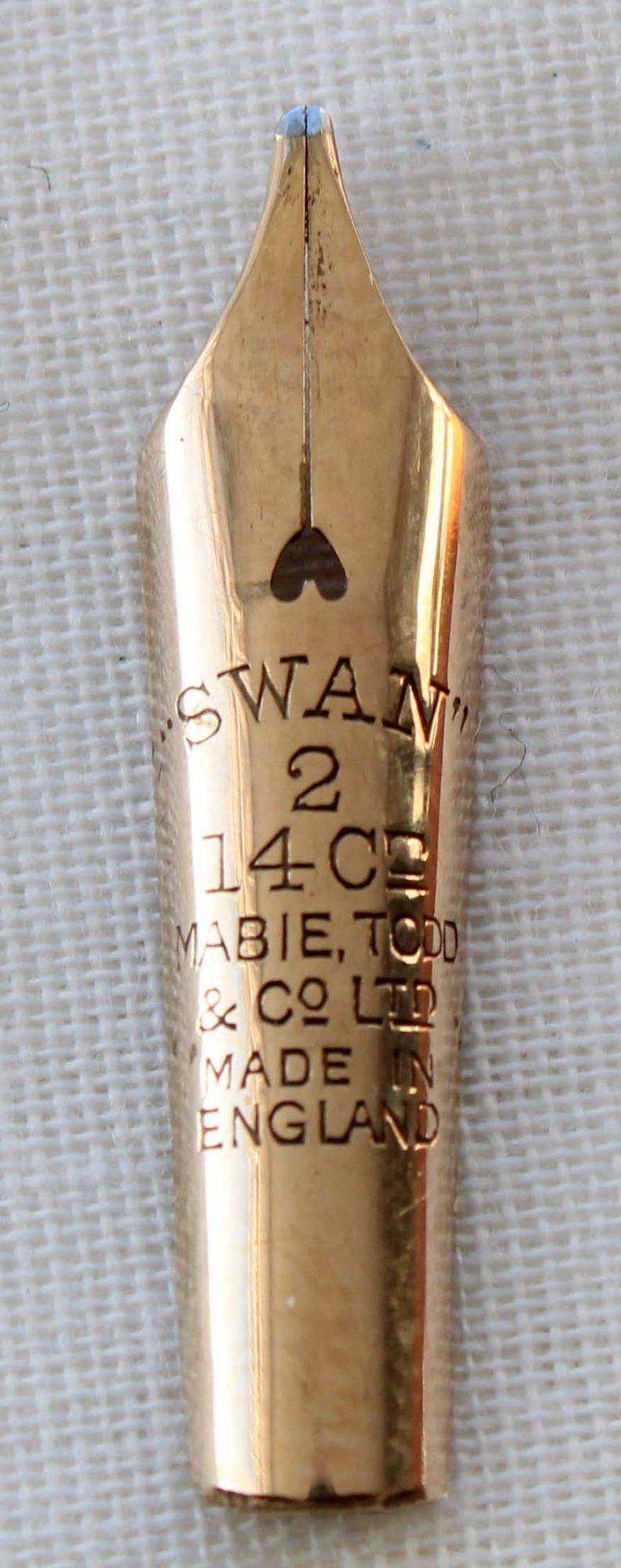 N1179 -Mabie Todd Swan No.2 Broad Nib
