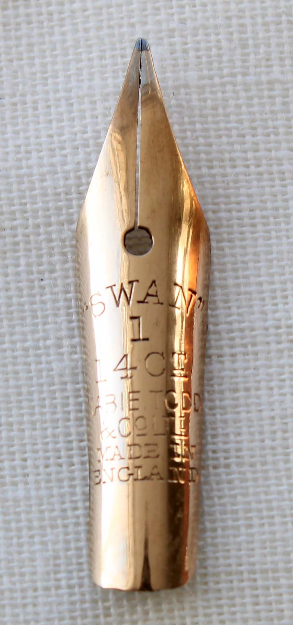 N1180 -Mabie Todd No.1 Fine Semi Flex Nib