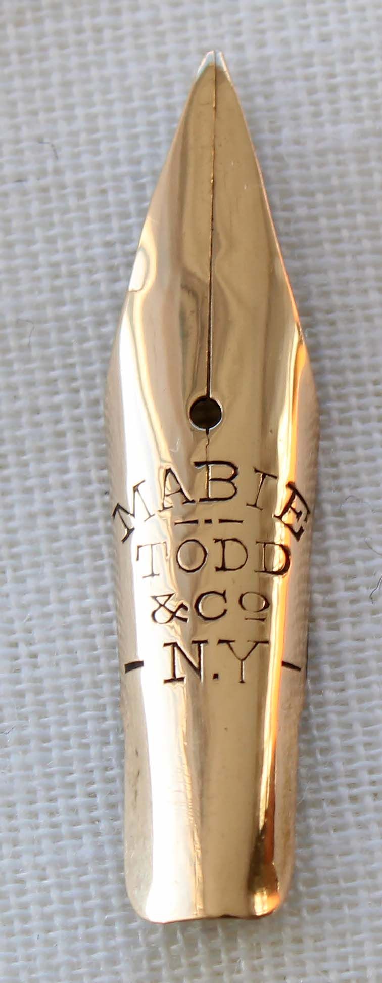 N1181 -Mabie Todd New York Medium Flex Nib