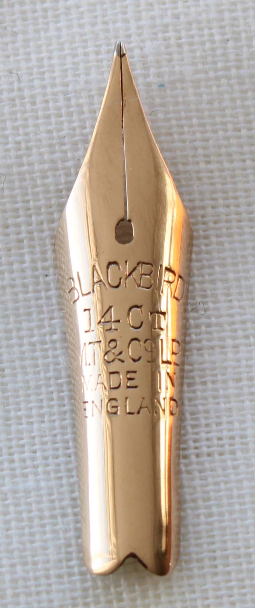 N1182 -Mabie Todd Blackbird Fine Megaflex Nib