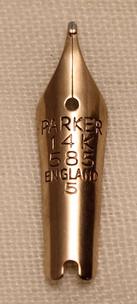 N1303- Parker Duofold Slimford No.5 Medium Nib