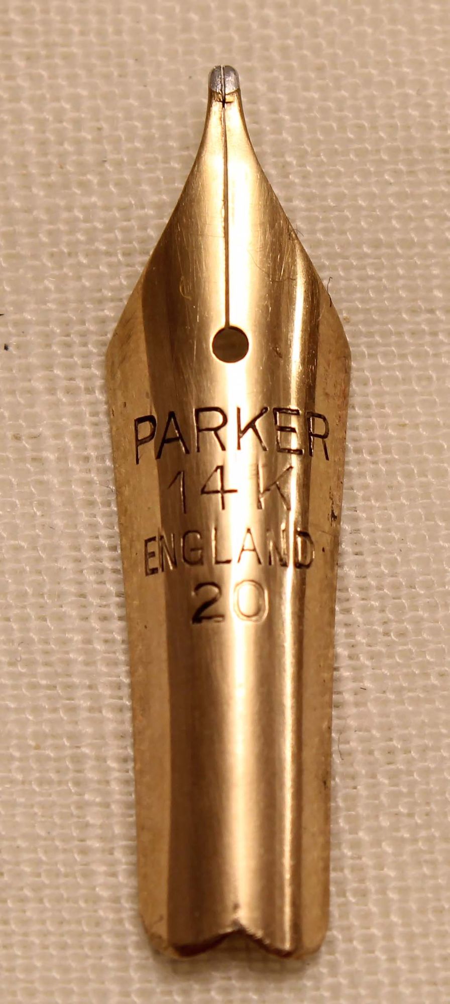 N1302- Parker Duofold Standard No.20 Medium Nib
