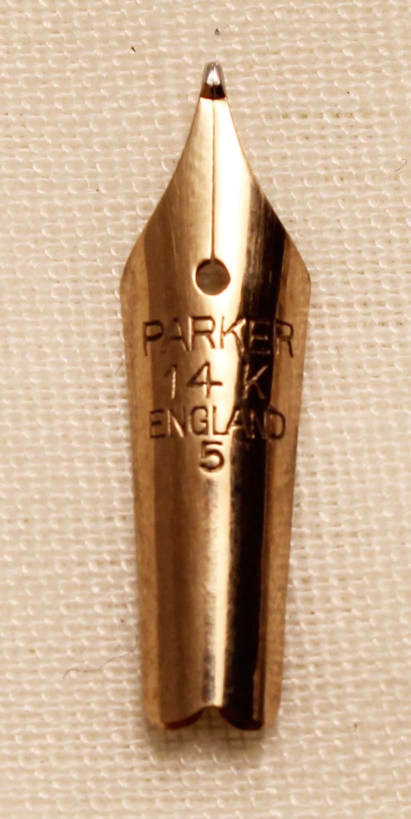 N1298- Parker Duofold Slimford No.5 Medium Nib