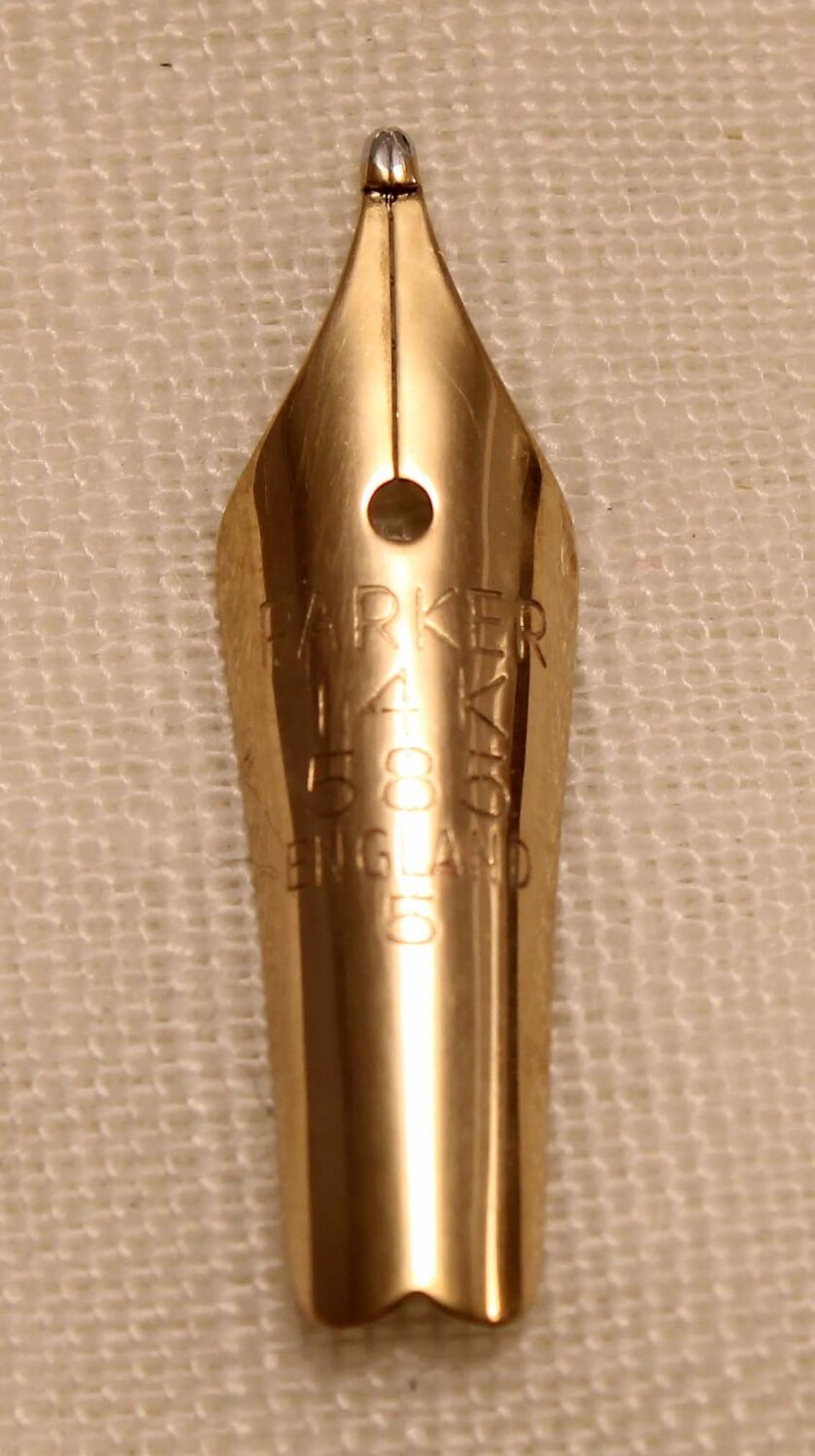 N1130- Parker Duofold Slimford No.5 Medium Nib