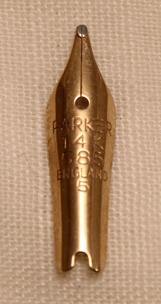 N1128- Parker Duofold Slimford No.5 Broad Nib