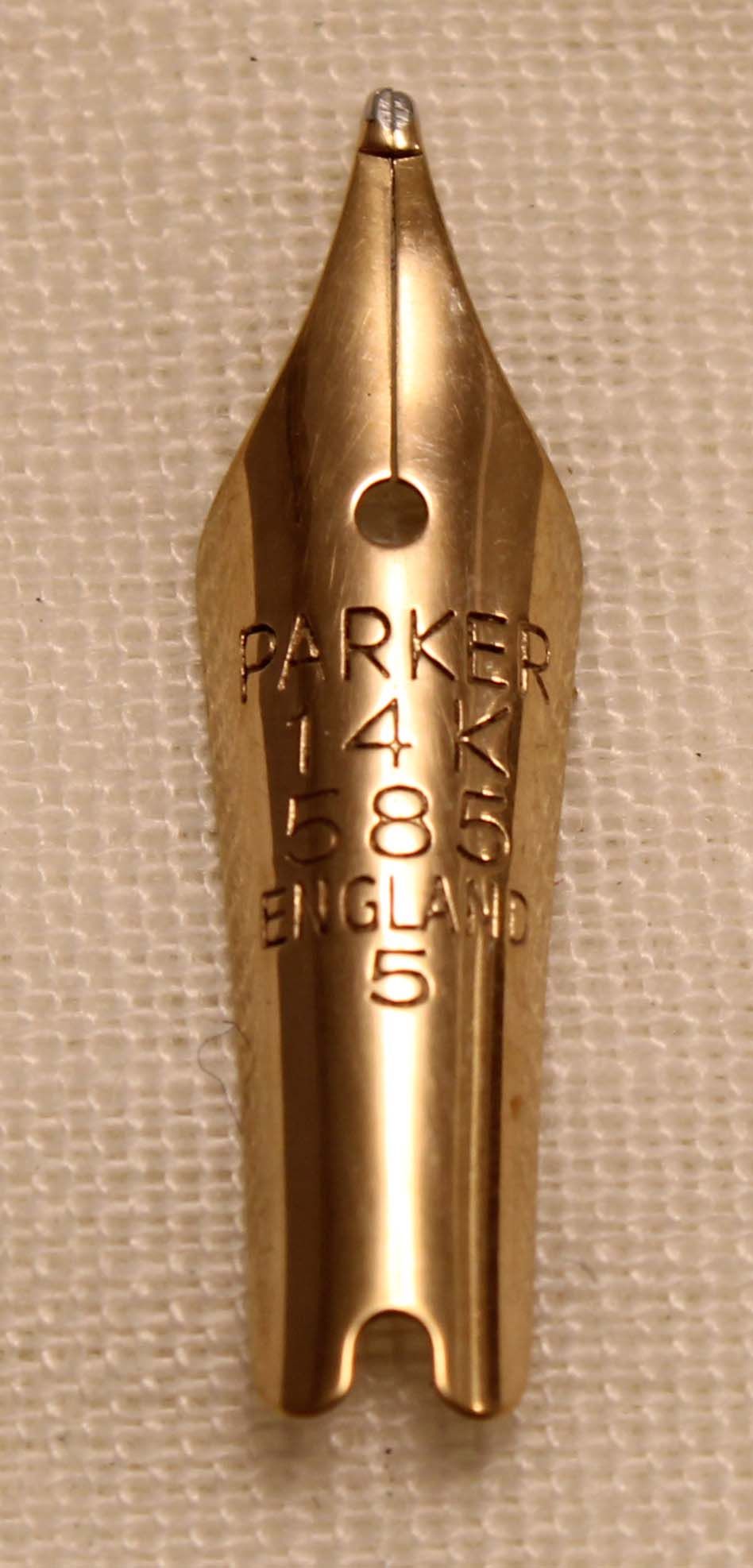 N1127- Parker Duofold Slimford No.5 Medium Nib