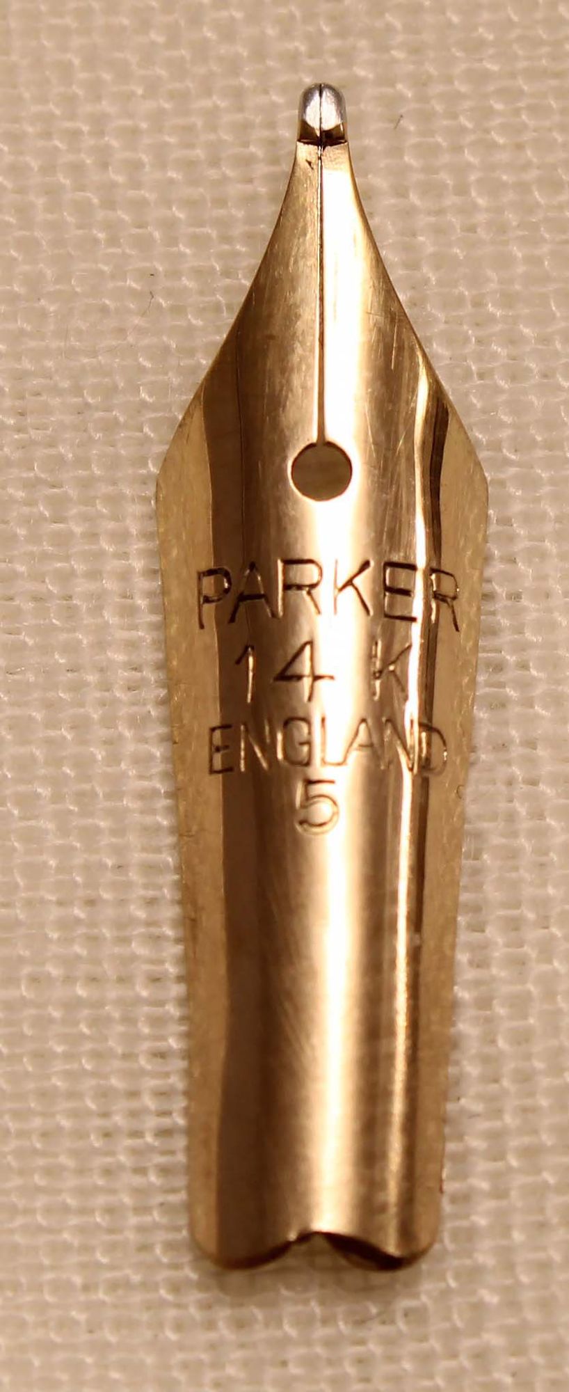 N1126- Parker Duofold Slimford No.5 Medium Nib