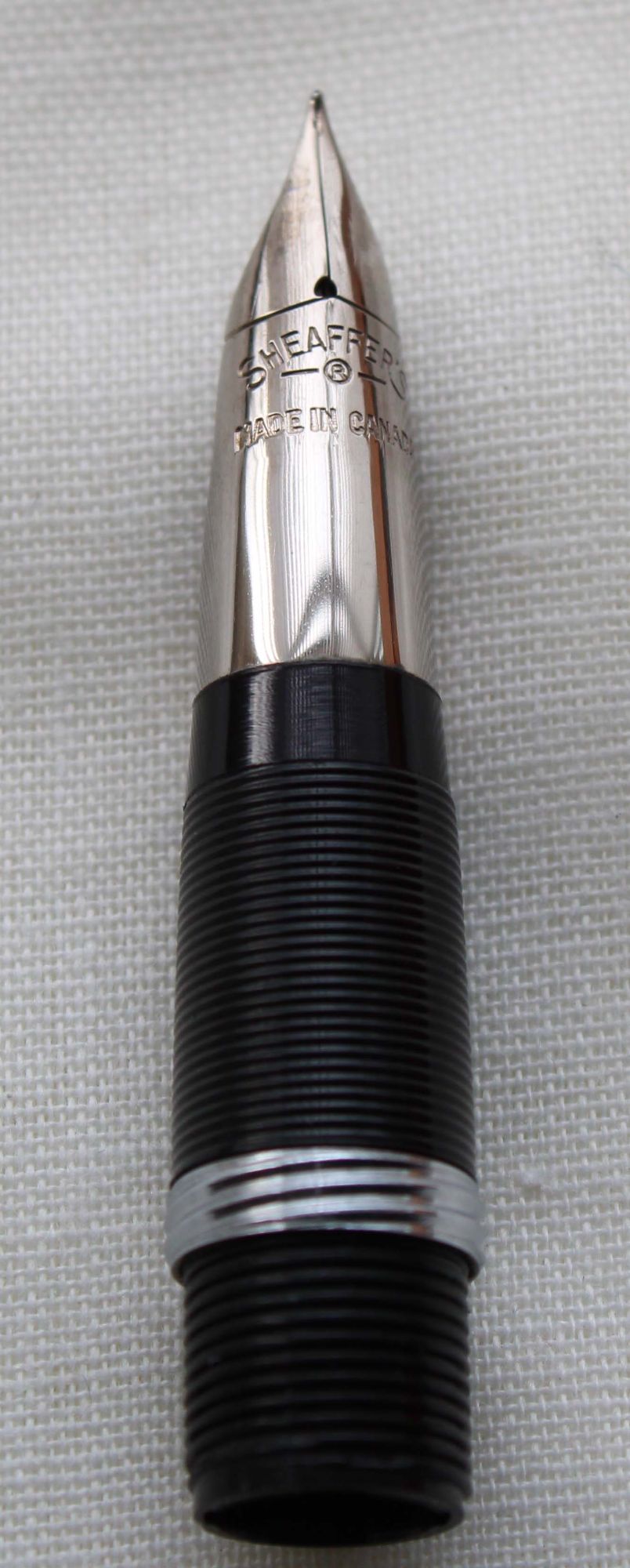 N1077  - Sheaffer Snorkel Triumph Fine Black Nib Unit