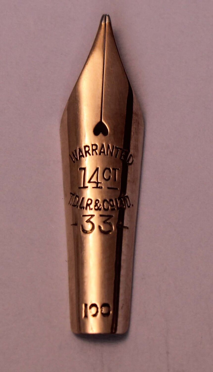 N1313  - Onoto De La Rue No33  Medium Flex Nib