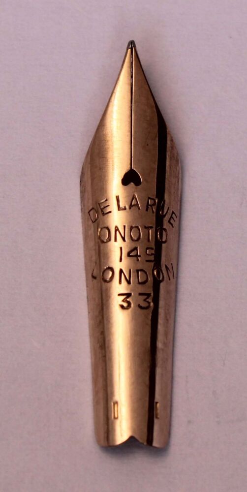 N1314  - Onoto De La Rue No.33  Fine Semi Flex Nib