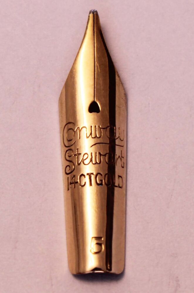 N1244  - Conway Stewart #5 Broad Semi Flex Nib