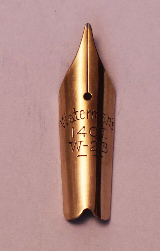 N1246- Watermans W-2B Medium Nib