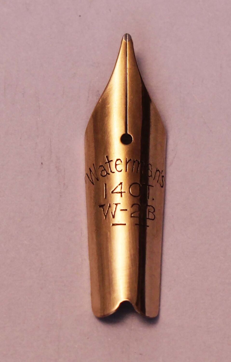 N1246- Watermans W-2B Medium Nib