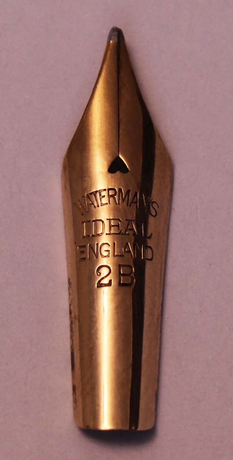 N1248- Watermans Ideal 2B Medium Semi Flex Nib