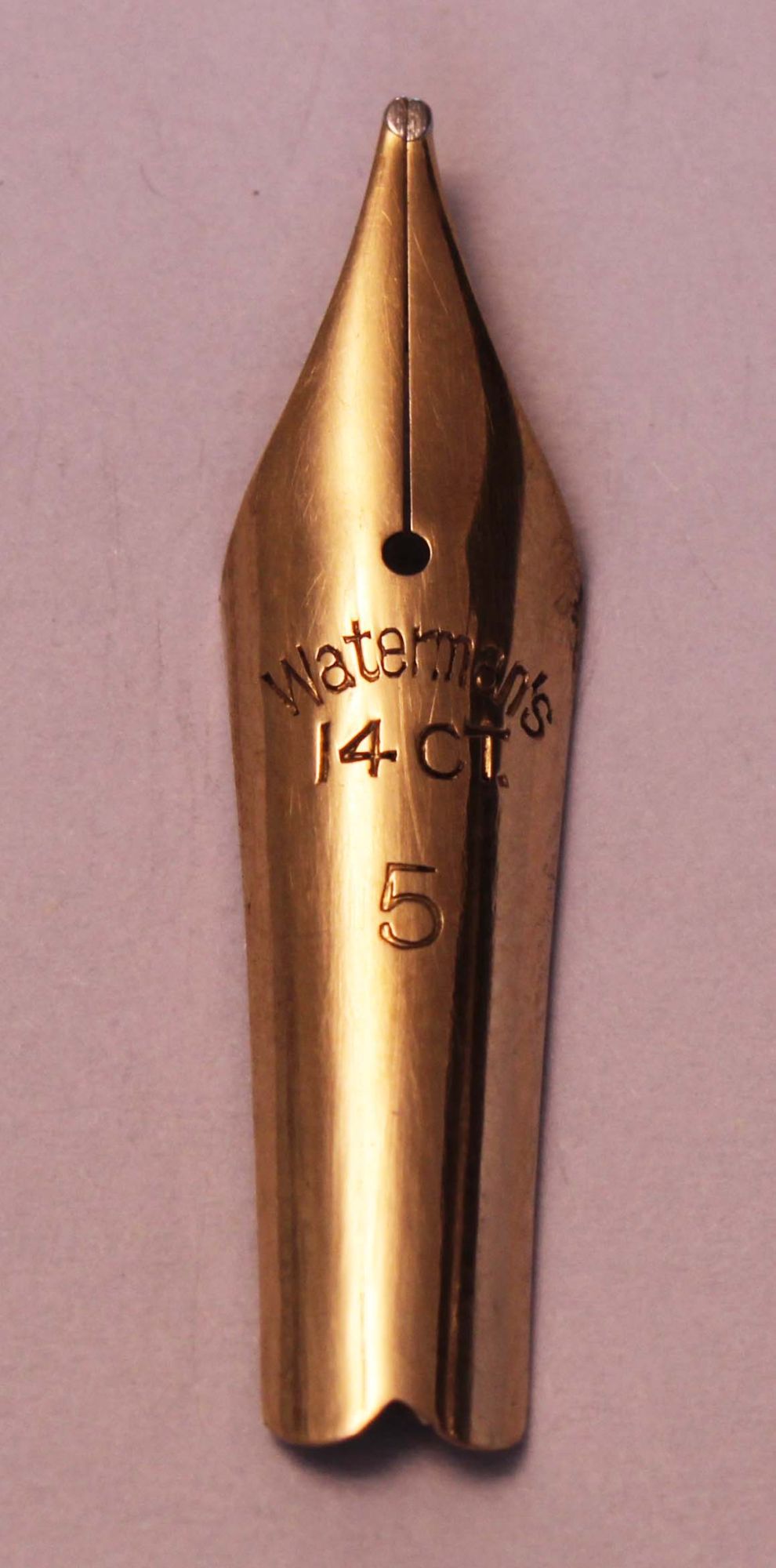 N1249- Watermans #5 Broad Italic Semi Flex Nib